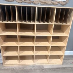 Lakeshore Classic birch storage cubby