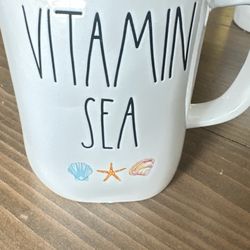 Rae Dunn vitamin Sea mug