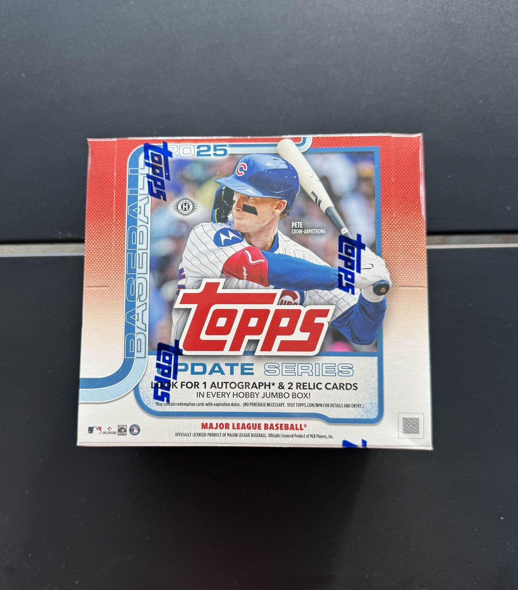2025 Topps Baseball Update Hobby Jumbo Box
