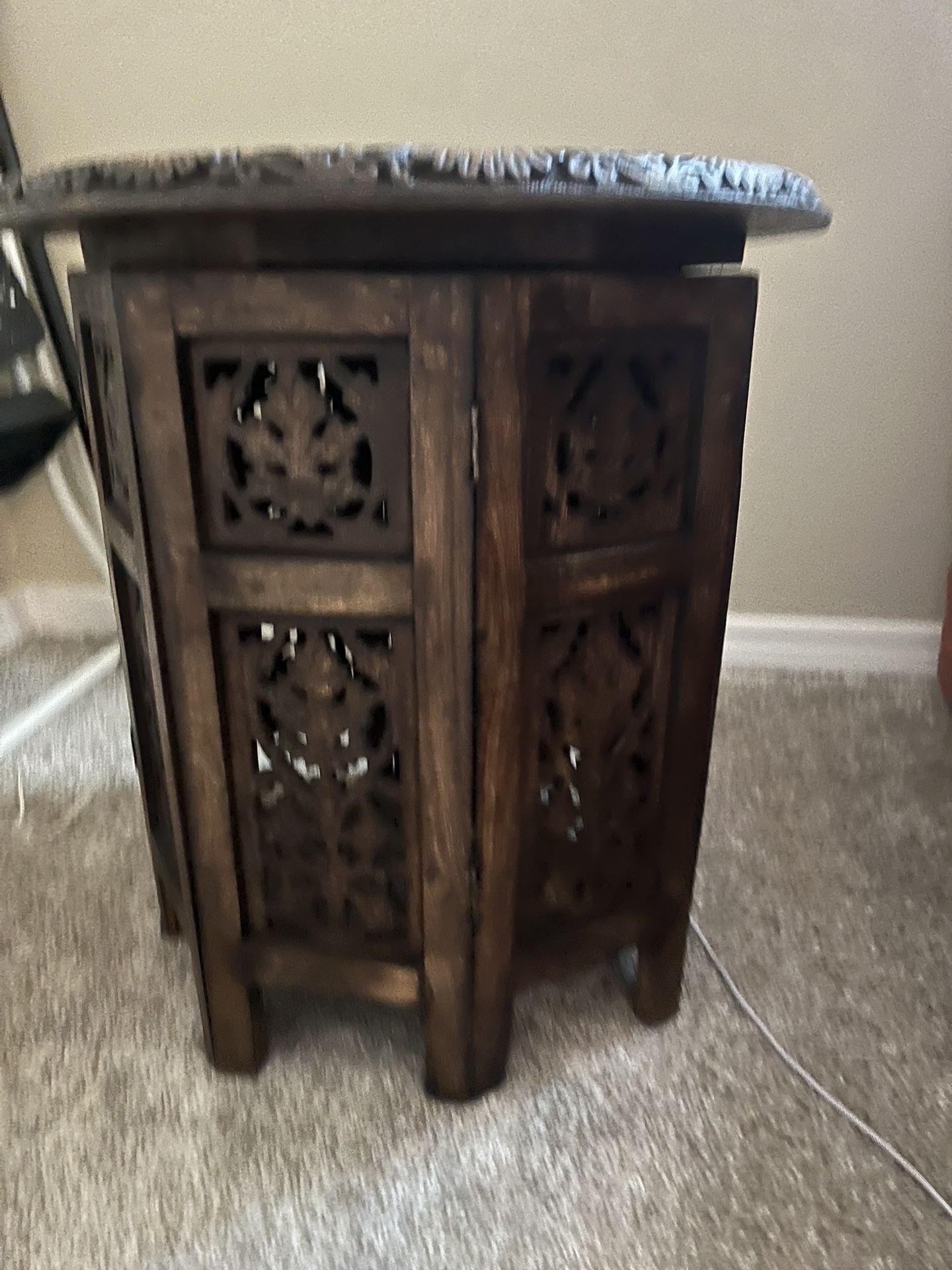 Patterned End Table