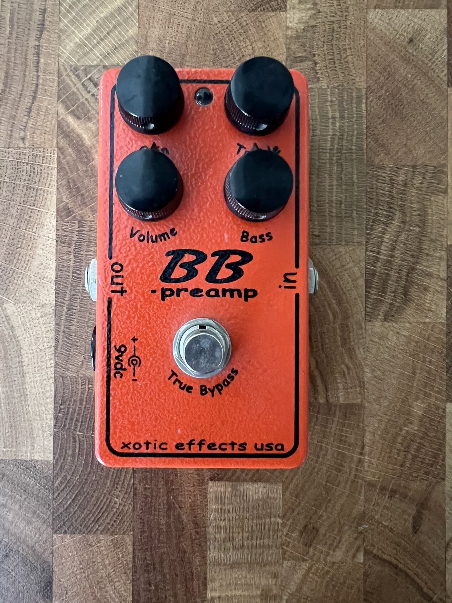 Xotic Effects USA BB Preamp Boost Overdrive Effects Unit Guitar Pedal