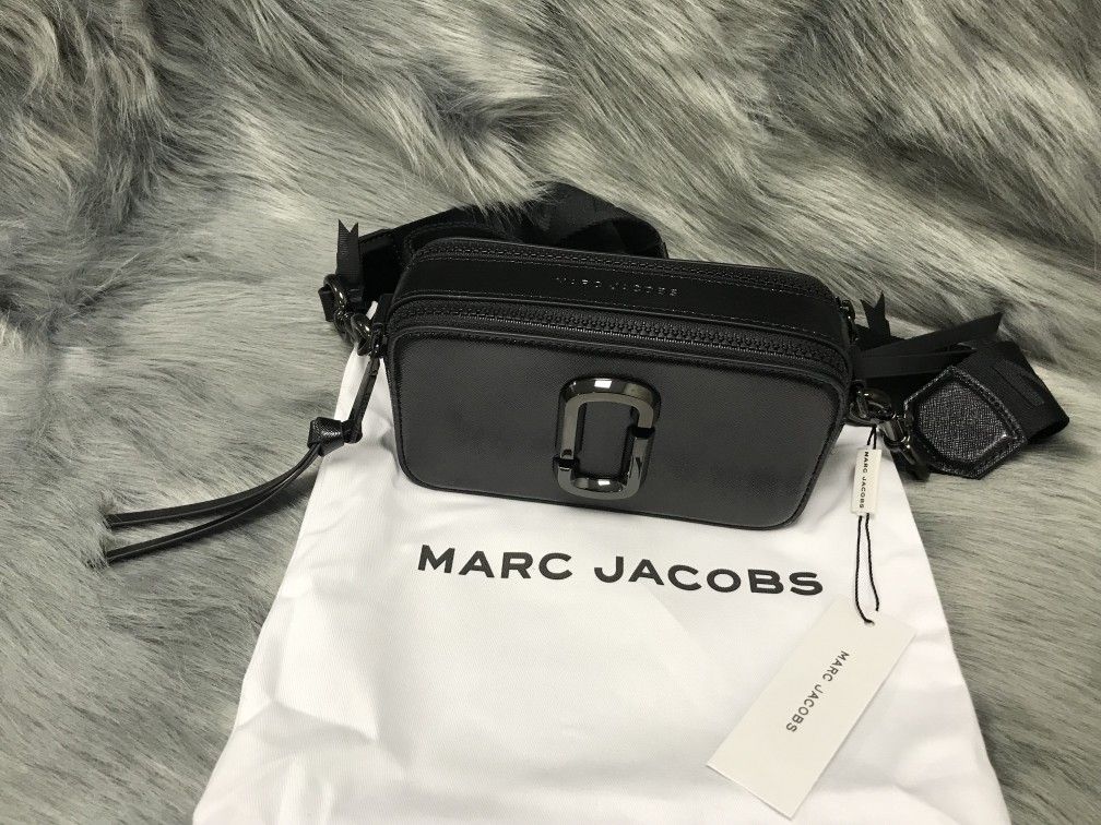 Marc Jacobs Colorblock Snapshot Crossbody bag Black