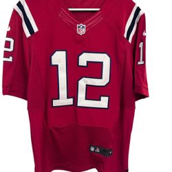 Nike Tom Brady Men's On-Field Football Jersey New England Patriots #12 Red M