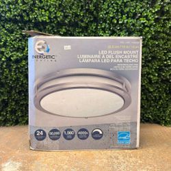 Energetic led flush mount light 14” inch