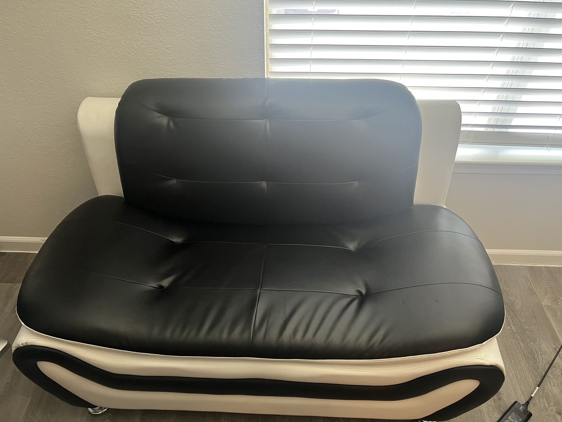 Leather Love Seat Sofa