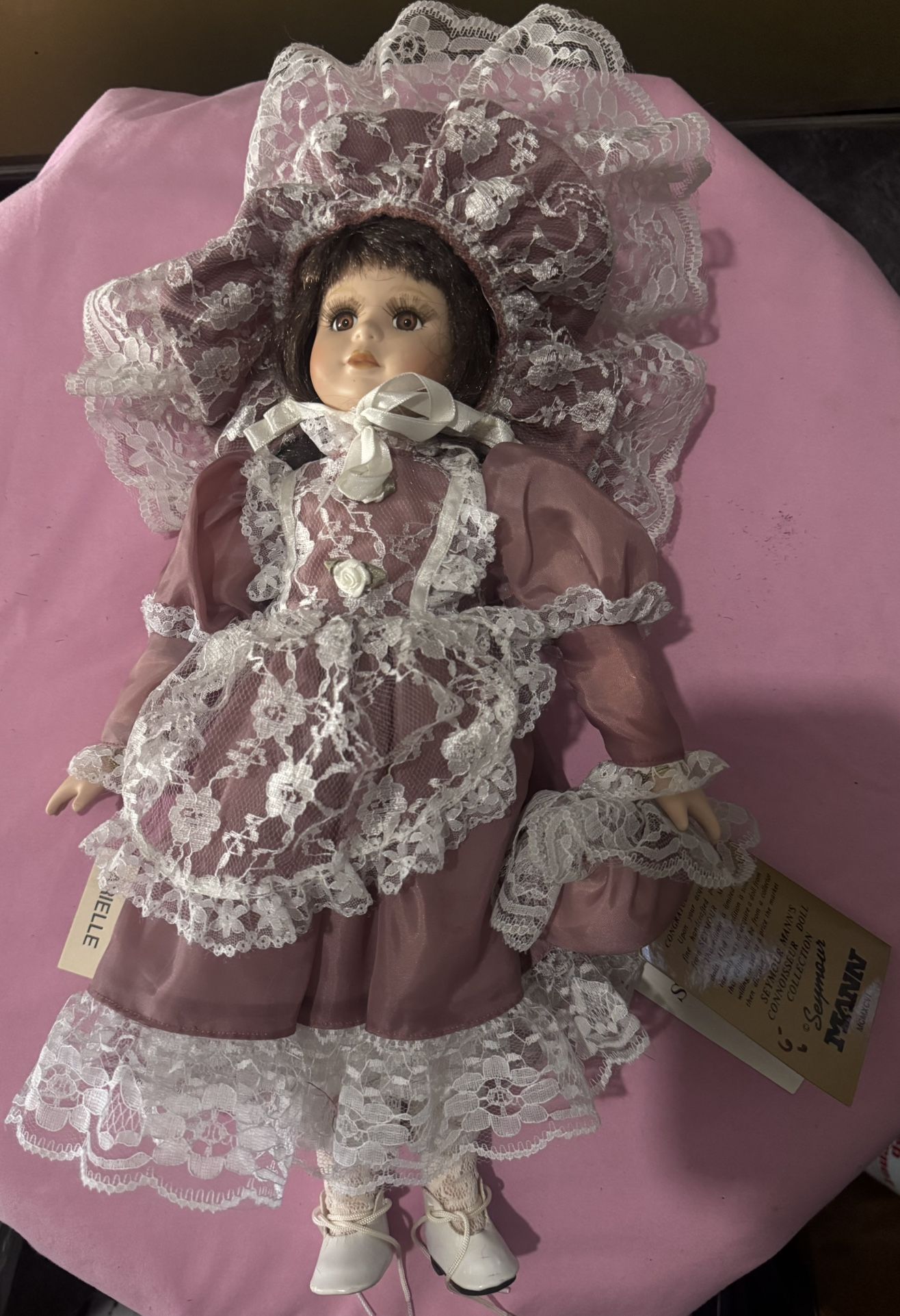 Arielle Antique Collectible Porcelain Doll