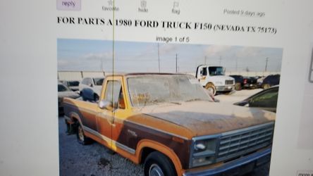 FOR PARTS A 1980 FORD TRUCK F150