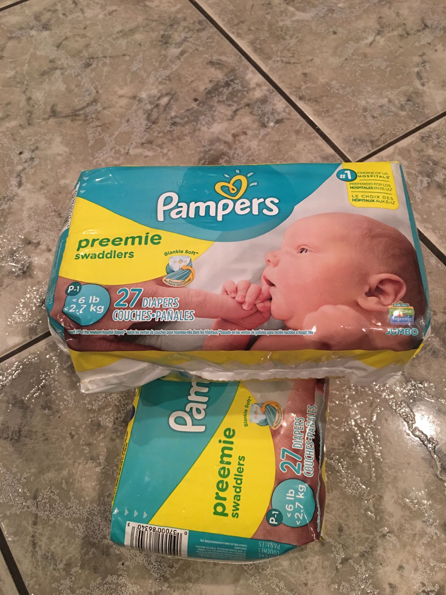 Pampers preemie diapers