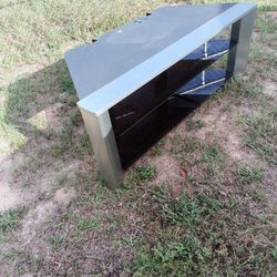 Glass TV Entertainment Stand 