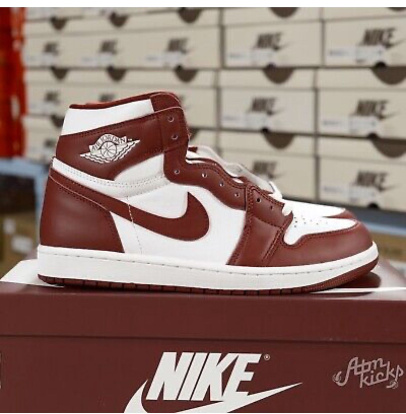 Size 11 - Air Jordan 1 Retro OG High Artisanal Red