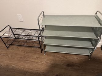 2 shoe racks