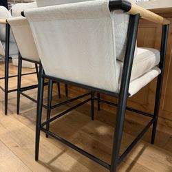 Modern Designer Counter Stools (Set of 4) – Like New! 