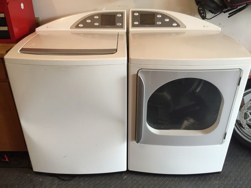 GE Profile Harmony Washer and Gas Dryer