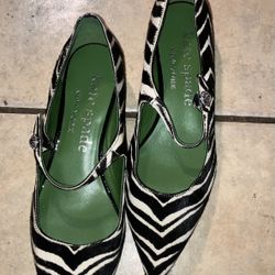 Kate Spade Zebra Pattern Flats 