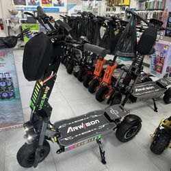 Arwibon MT30 Electric Scooter 40MPH 3 Wheel! Finance For $50 Down Payment!!