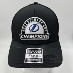 Tampa Bay Lightning 2021 Stanley Cup World Champions Hat 