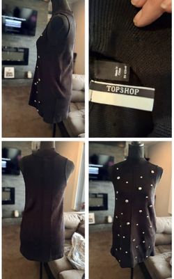 NWOT studded mock neck tank top-S & beauty gift bag