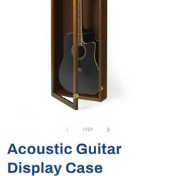 Guitar (mounted)Display Case Brand New