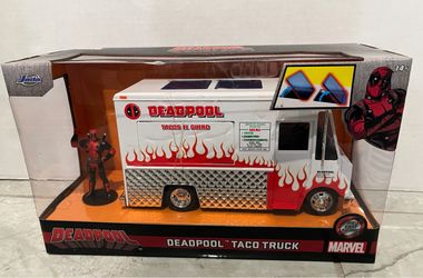 NIB Jada Toys Marvel Deadpool & Taco Truck 1:24 Scale