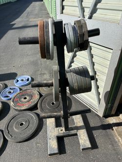 Weights and bar for sale!
