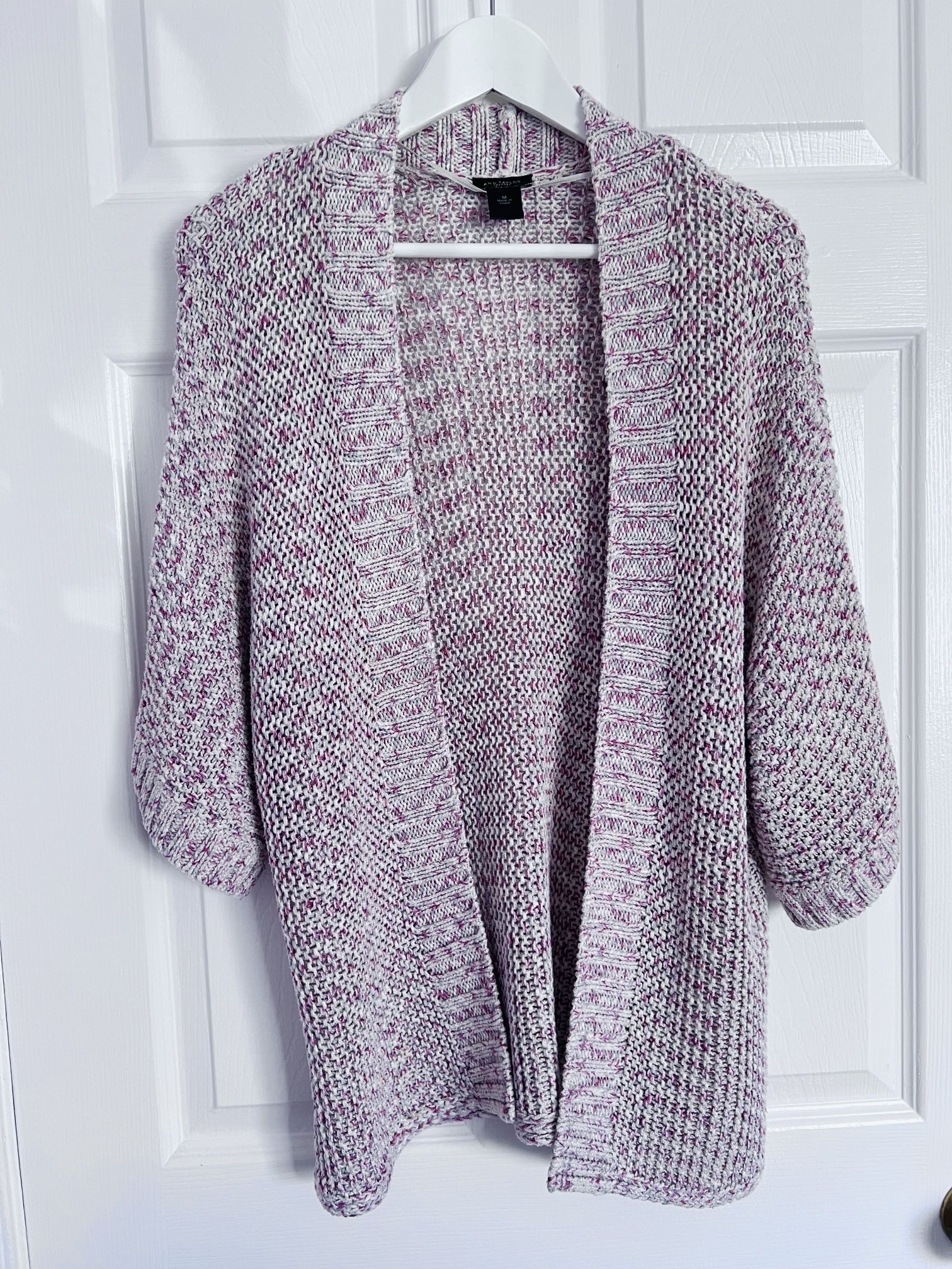Japanese-style knitted cardigan
