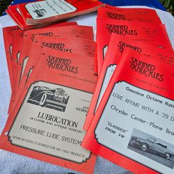 Skinned Knuckles Car Restoration Magazine Lot