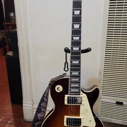 GIBSON LES PAUL STANDARD COPYCAT ELECTRIC GUITAR IN SUNBURST COLOR, NOT ORIGINAL. 