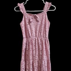 Charming pink dress For Girls Size 12
