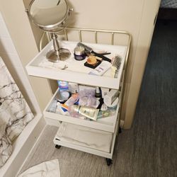 Bathroom Cart Organizer With Wheels 