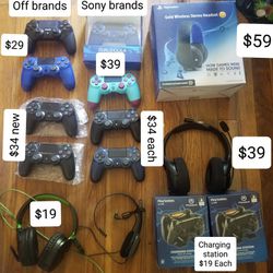 Ps4 Controllers, Games, Headsets. 1 Week Refund.  5 Star Seller. 