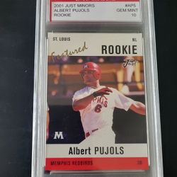 Albert Pujols Rookie Card
