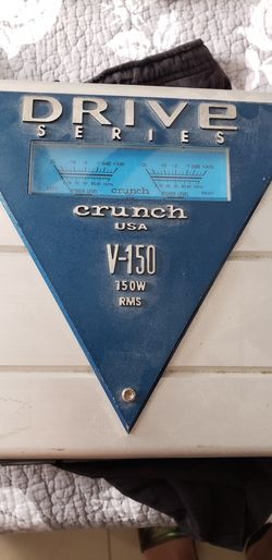 Crunch car amp v-150