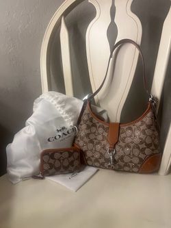 Coach Crystal Hampton Hobo Bag and Matching Wallet
