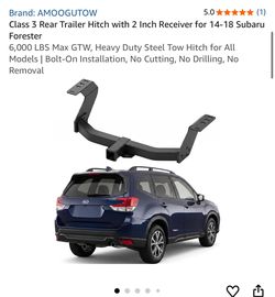 Class 3 Trailer Hitch for 2014-2018 Subaru Forester