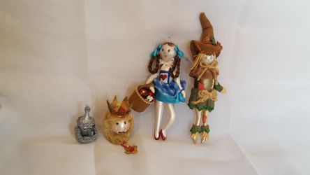Wizard of Oz glass ornaments