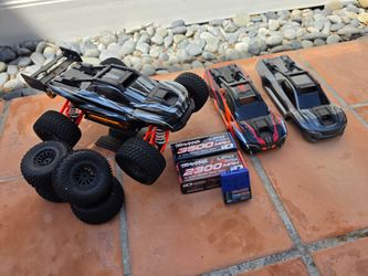 Traxxas Mini XRT VXL 3S Full OP - Mint Package (3 Bodies, Pro-Line Wheels, 2x LiPos & Charger)