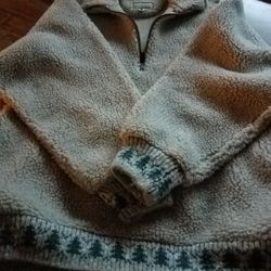 Coldwater Creek Sherpa Top