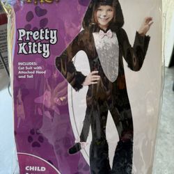 Pretty Kitty Halloween Costume Youth Medium 8-10