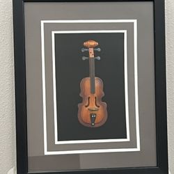 Miniature  Cello Shadow Box