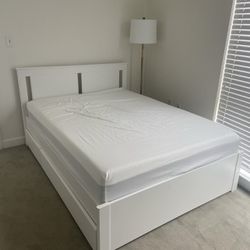 Bed frame with storage boxes No Bed 