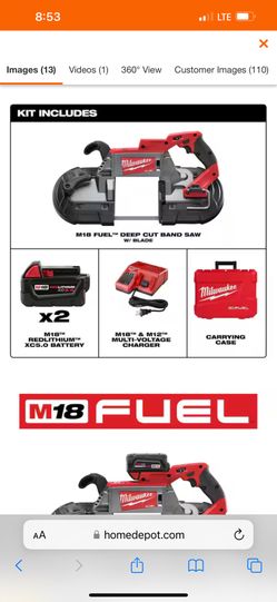 Brand New Wireless Band Saw Two Battery’s And Charger Case