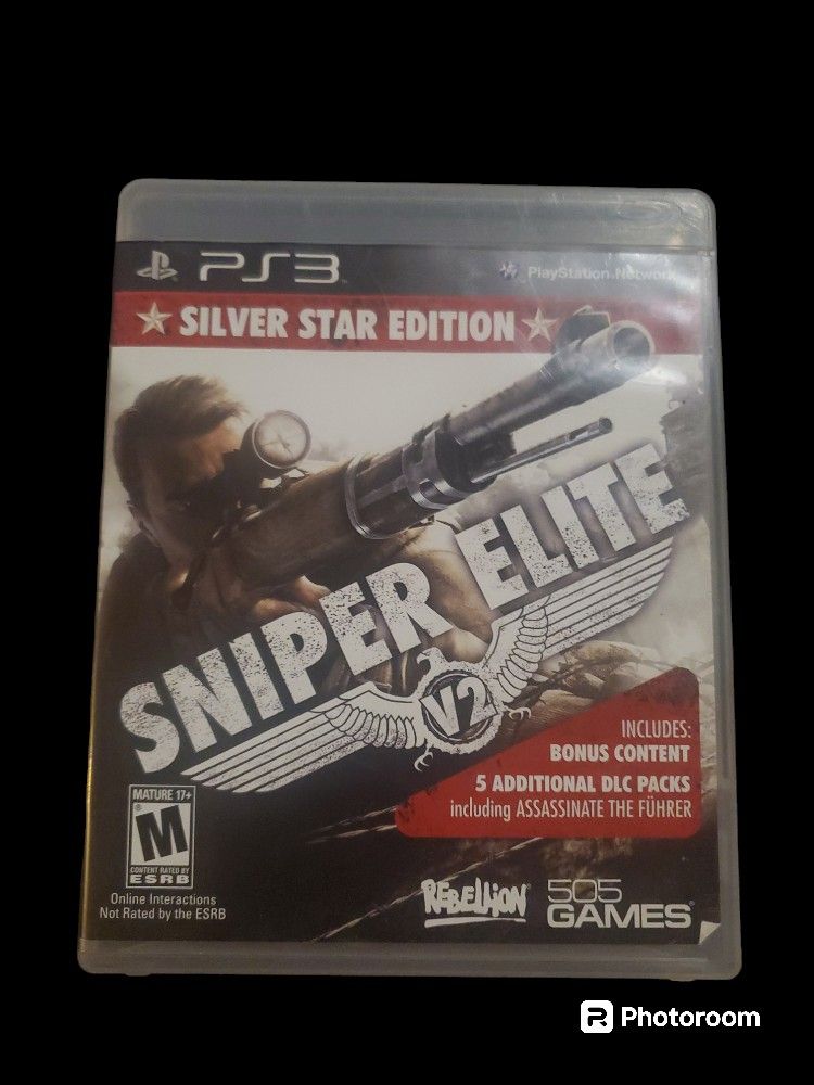 Playstation 3 Sniper Elite Silver Star Edition