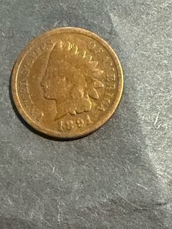 1891 Indian head penny