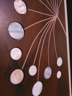 3-Piece Wood and Mother of Pearl? Wall Decor