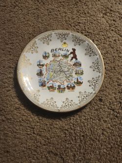 Vintage Jaeger Bavaria Berlin Plate Landmark