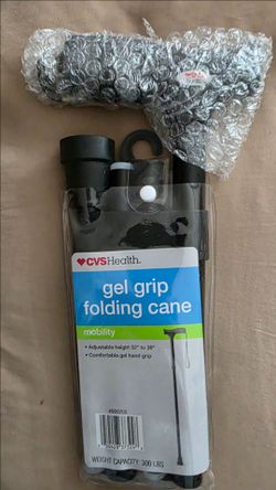 CVS Gel Grip Folding Cane