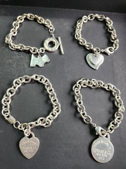 James Avery Silver Bracelets with Charm