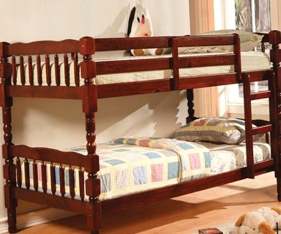 Brand New ** All Wood Twin Bunk Bed