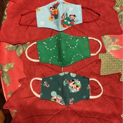 Mickey Mouse Holiday Face Masks