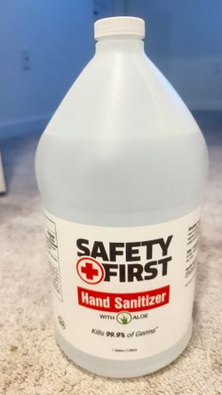 Safety First Hand Sanitizer – 1 Gallon (128 oz)